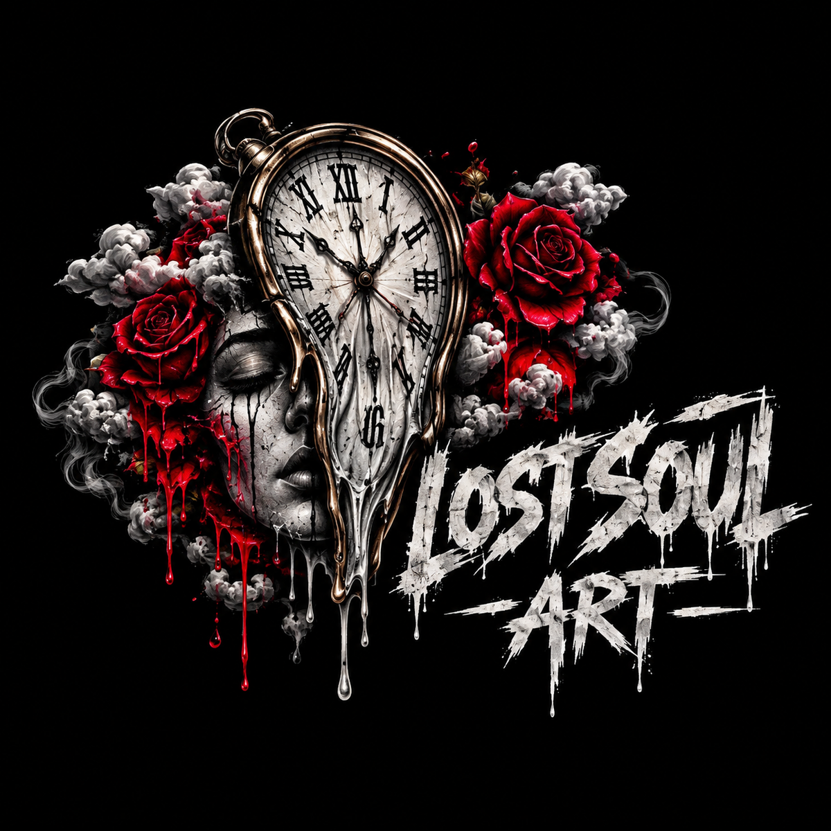 Original Lost Soul Art surrealist painting