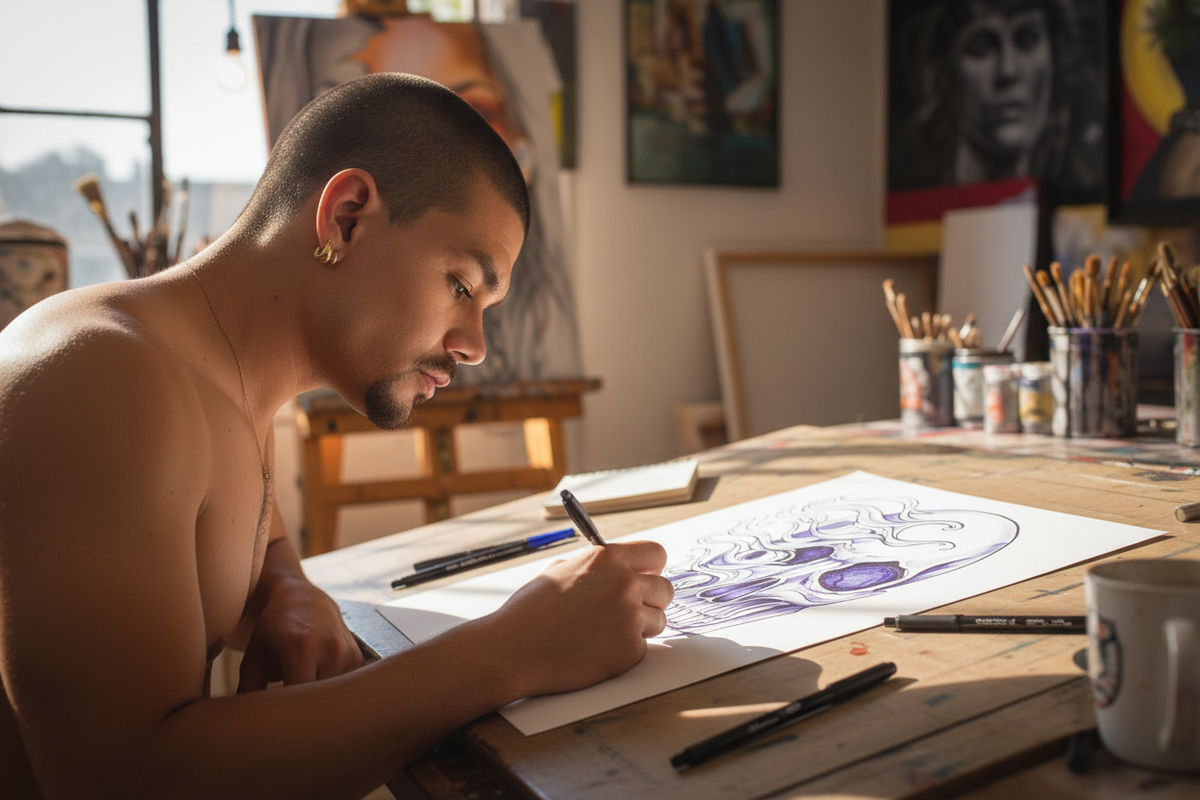 Video Cover - Roberto Drawing