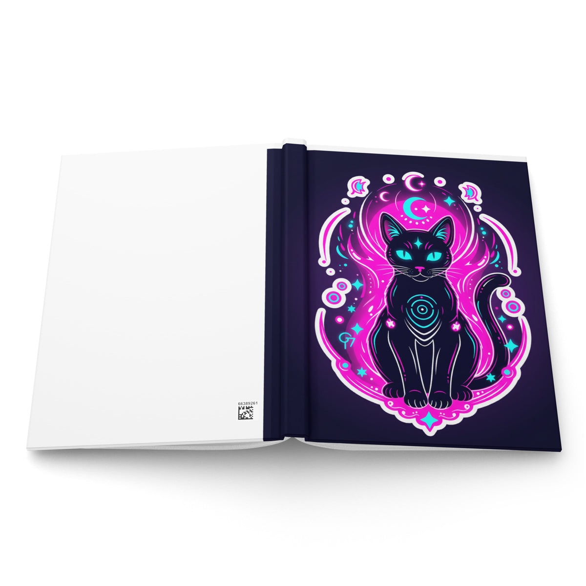 Lost Soul Art hardcover journal product mockup with branded cover