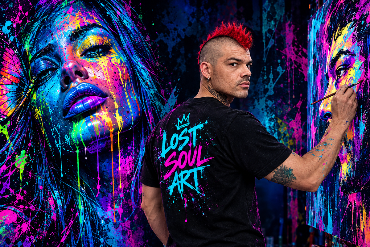 Lost Soul Art expressive artwork