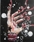 The Unraveling original acrylic painting from The Renewal Collection by Roberto Cisneros