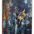 The Inner Knowing original acrylic painting from The Renewal Collection by Roberto Cisneros